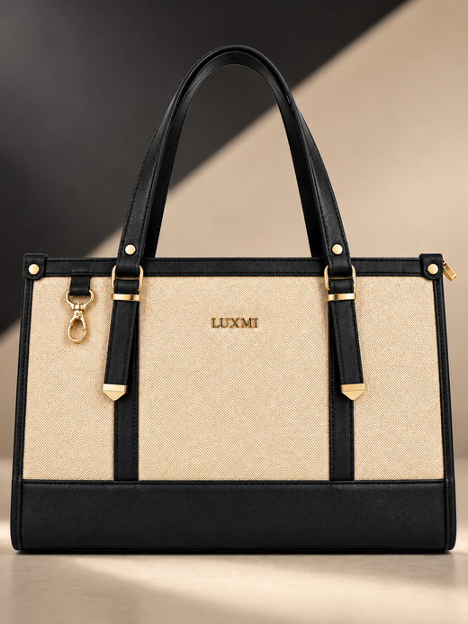 Aura Beige Office Bag