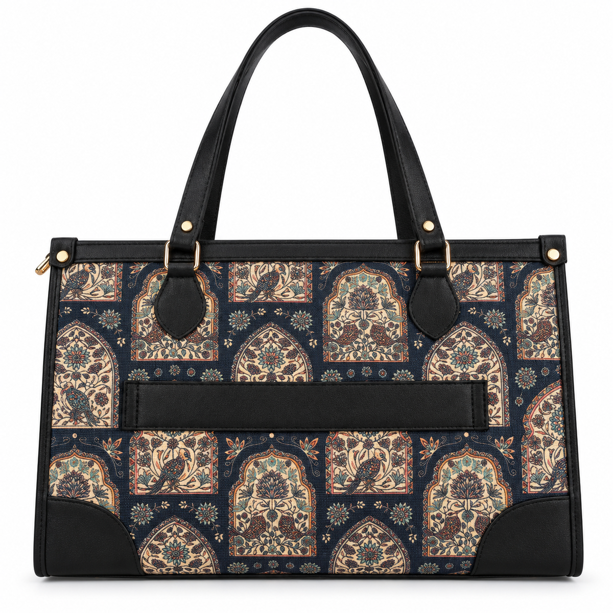 LUXMI Floral Brocade Office Tote Bag